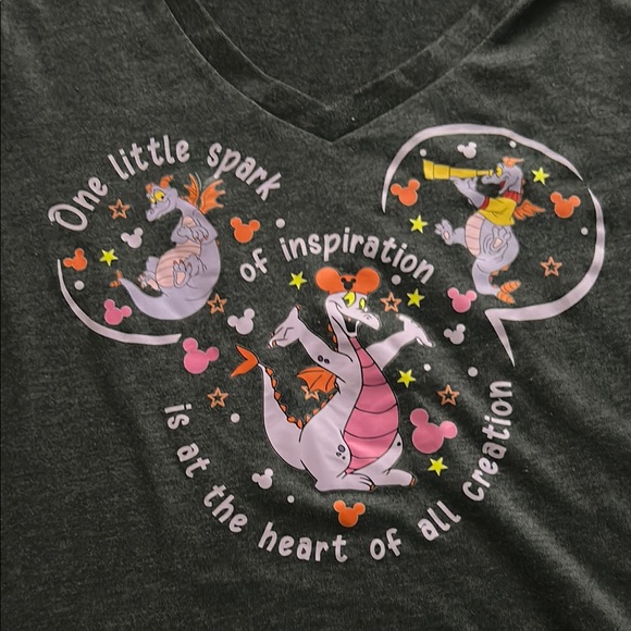 Disney Figment V-Neck T-Shirt - Picture 2 of 3